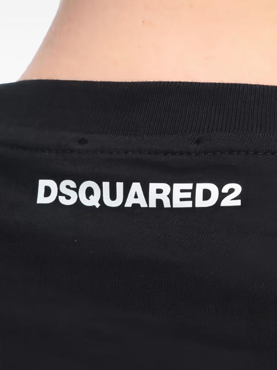 26SS 디스퀘어드2 반팔 티셔츠 D9X3C6290 001 Black - DSQUARED2