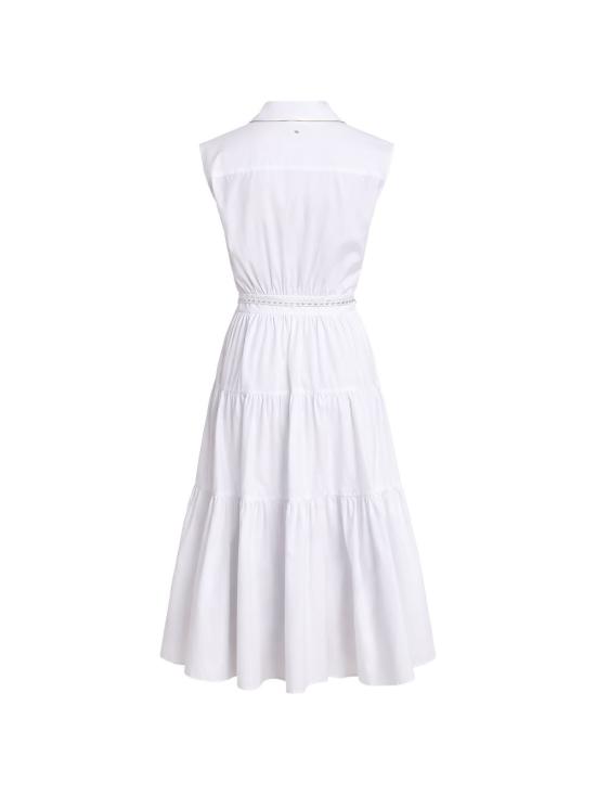 26SS 마이클 코어스 미디 원피스 MS683I5KLZ 100 White - MICHAEL KORS