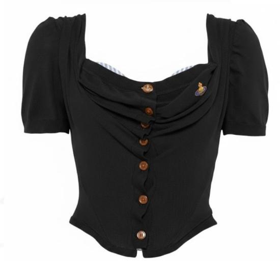 26SS 비비안웨스트우드 블라우스 1803007P Y003FN401 Black