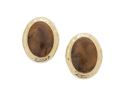 26SS 셀프 포트레이트 이어링 600E BR BROWN