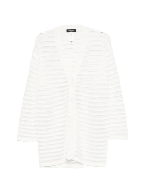 26SS 파비아나 필리피 코튼 린넨 시퀸 가디건 MAD266F100 L7680142 - FABIANA FILIPPI