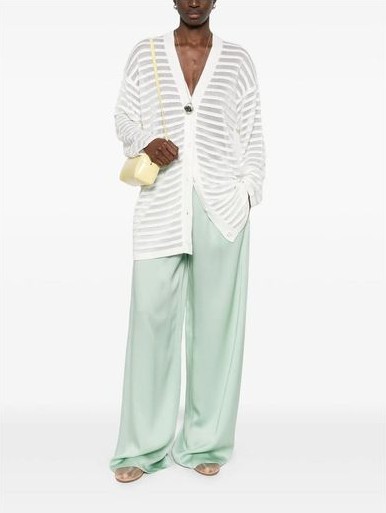 26SS 파비아나 필리피 코튼 린넨 시퀸 가디건 MAD266F100 L7680142 - FABIANA FILIPPI