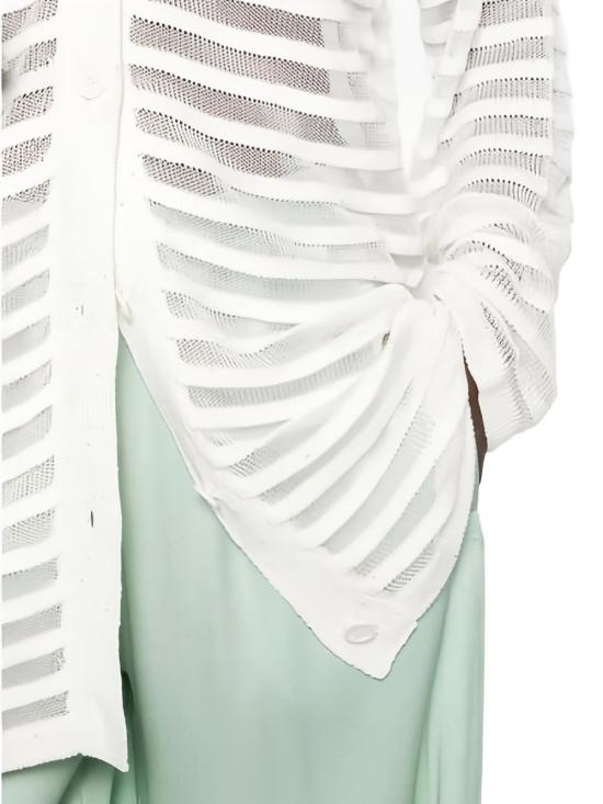 26SS 파비아나 필리피 코튼 린넨 시퀸 가디건 MAD266F100 L7680142 - FABIANA FILIPPI