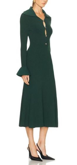 26SS 셀프 포트레이트 미디 원피스 138MA G GREEN - SELF PORTRAIT