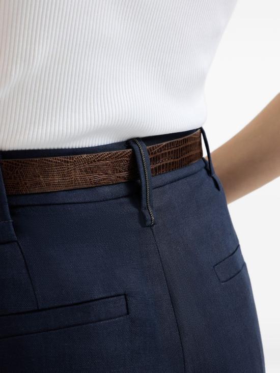 26SS 브루넬로 쿠치넬리 스트레이트 팬츠 MH126P9184 C4224 Abisso - BRUNELLO CUCINELLI