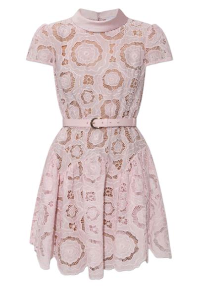 26SS 셀프 포트레이트 미디 원피스 167S P PINK