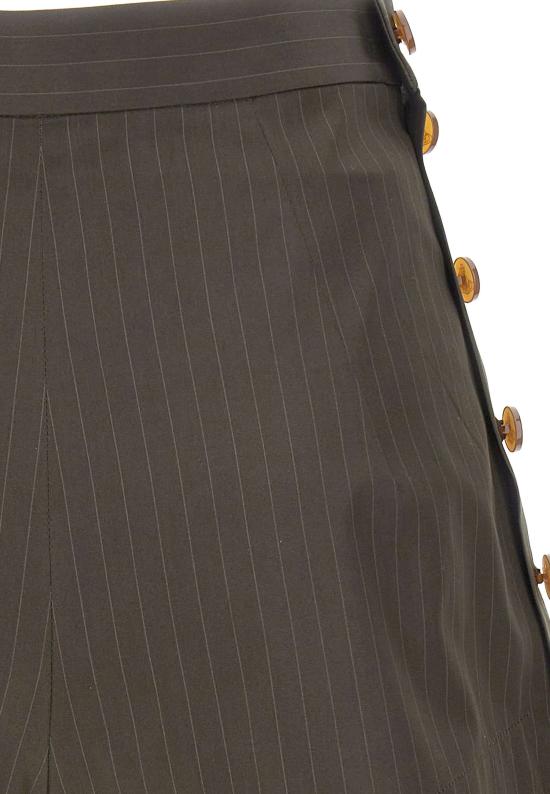 26SS 비비안웨스트우드 숏팬츠 1F01001G W01EJD203 Dark khaki - VIVIENNE WESTWOOD