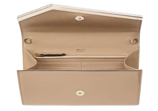 26SS 지미추 클러치/파우치 EMMIE PAT CHAI LIGHTGOLD - JIMMY CHOO