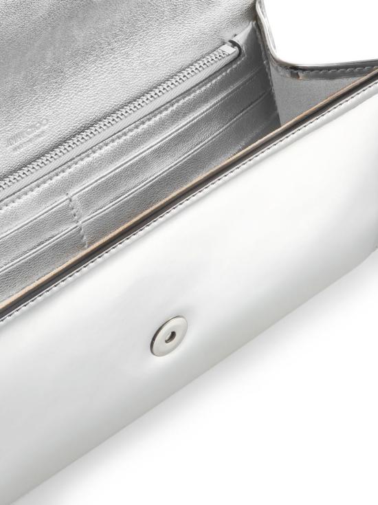 26SS 지미추 클러치/파우치 EMMIE MIF SILVER - JIMMY CHOO