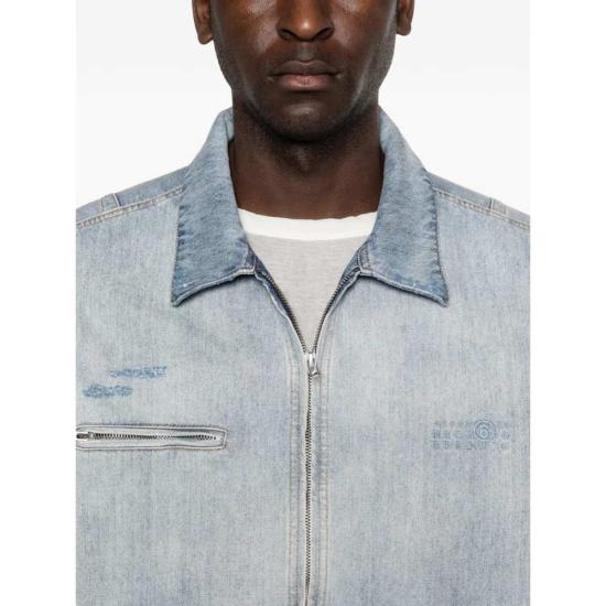  MM6 메종마르지엘라 자켓 Mm6 메종 마르지엘라 아우터 재킷 블루 - MM6 MAISON MARGIELA