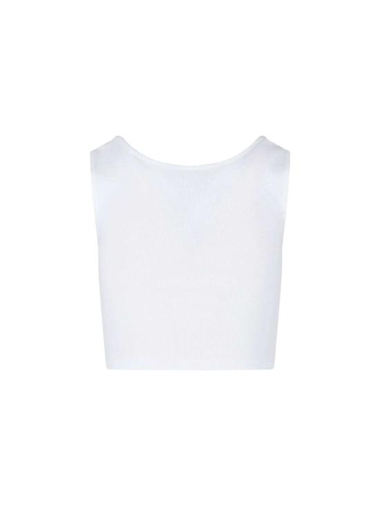  비비안웨스트우드 민소매 티셔츠 비비안 웨스트우드 오브 탱크탑 화이트 - VIVIENNE WESTWOOD