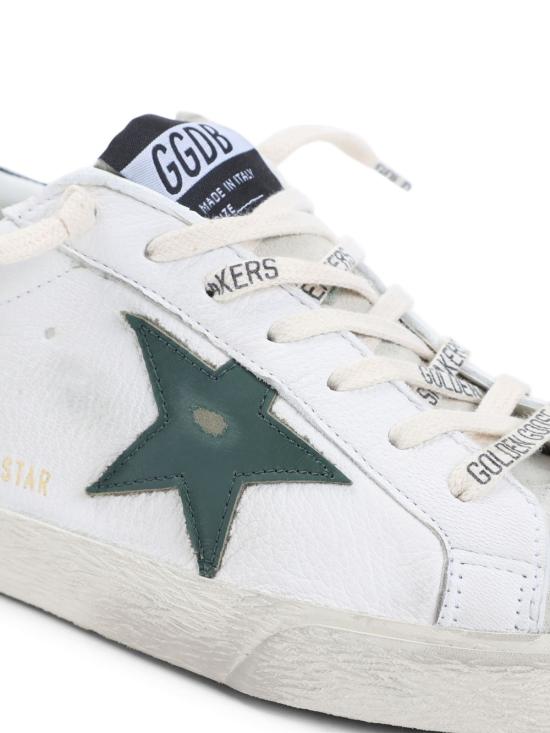 26SS 골든구스 슈퍼스타 스니커즈 GMF00101 F00811310502 White green - GOLDEN GOOSE