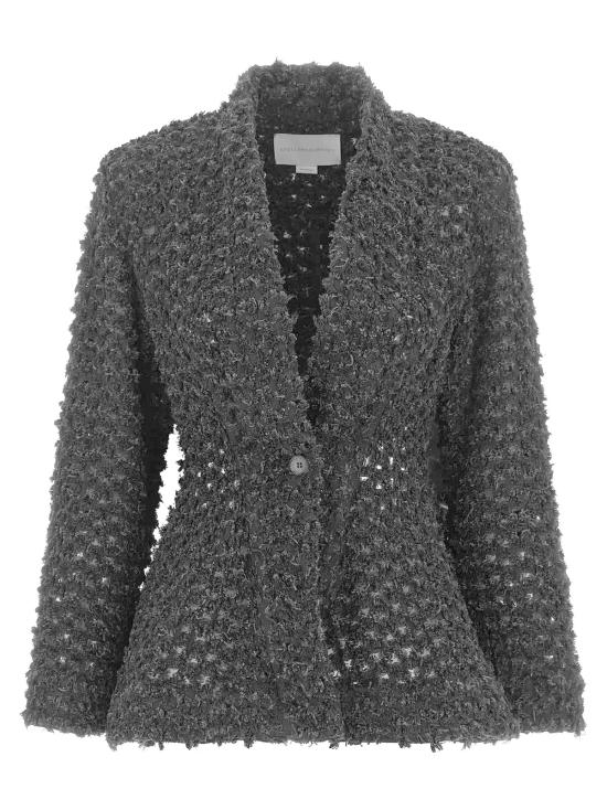  스텔라 맥카트니 수트 자켓 Stella Mccartney 부클레 블레이저 블랙