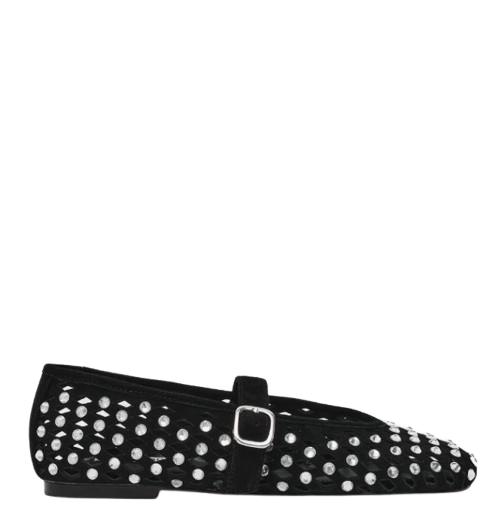 26SS 스티브매든 플랫 슈즈 SMSRERUN 15 BLACK Black suede