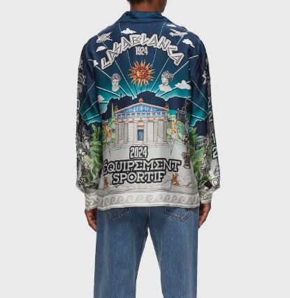 26SS 카사블랑카 긴팔 셔츠 SH006 02 Better days - CASABLANCA