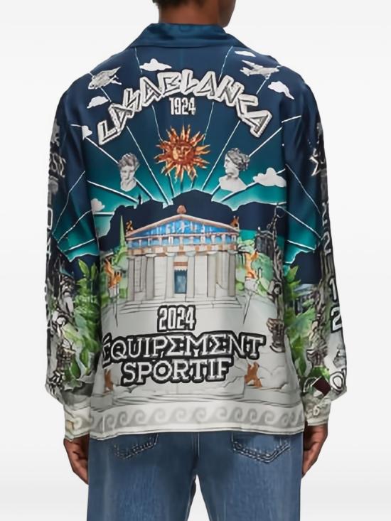 26SS 카사블랑카 긴팔 셔츠 SH006 02 Better days - CASABLANCA