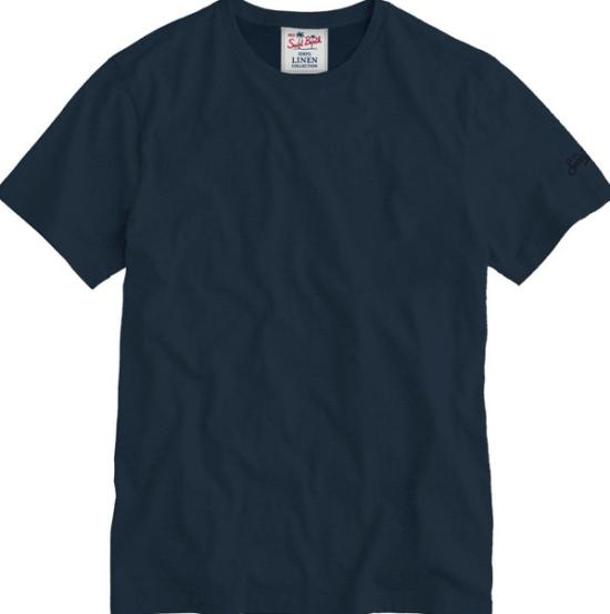 26SS 세인트바쓰 반팔 티셔츠 ECSTASEAN 00119L61 BLUE NAVY - MC2 SAINT BARTH