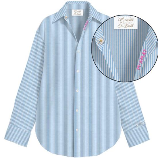 26SS 세인트바쓰 셔츠 CRISTAL 00702L31 EMB