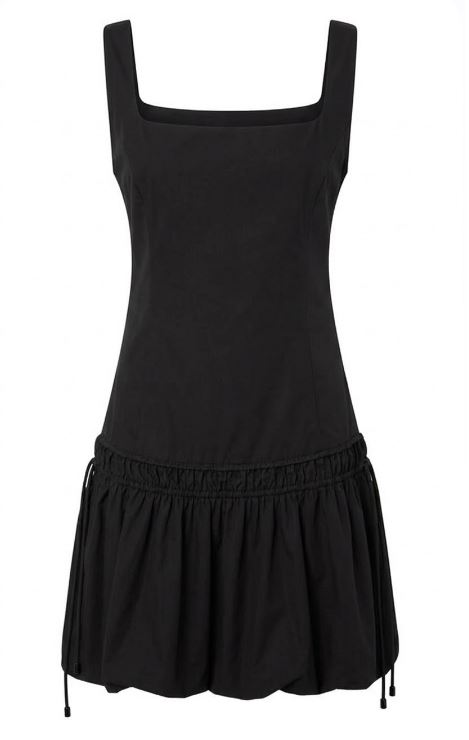 26SS 핑코 미디 원피스 106831 A2LDZ99 Black