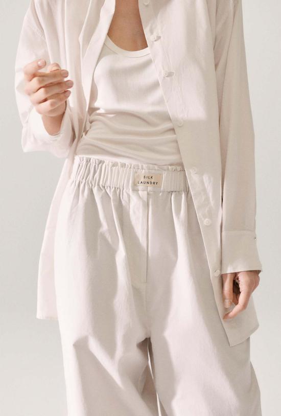  실크 런드리 스트레이트 팬츠 - SILK LAUNDRY