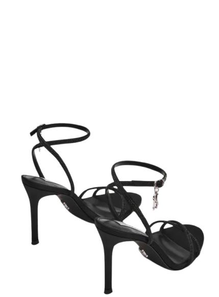 26SS 스티브매든 샌들 SMSJYPSEY CNR 486 Black satin - STEVE MADDEN