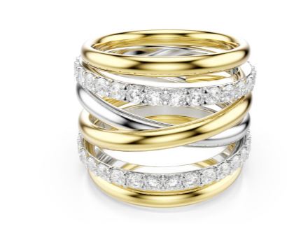 26SS 스와로브스키 반지 5740415 WHI MIX - SWAROVSKI