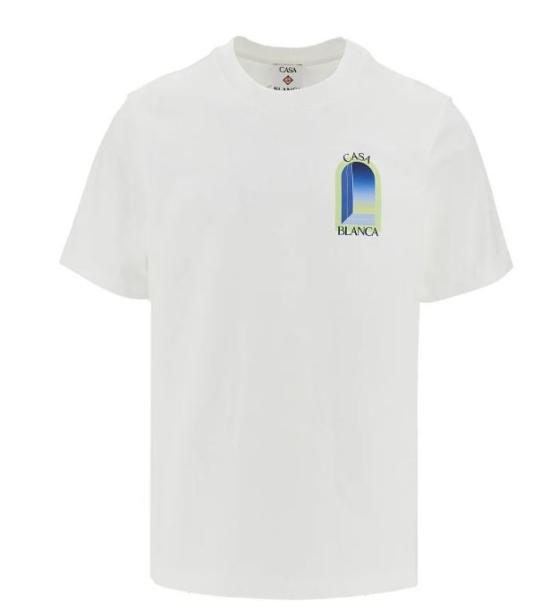 26SS 카사블랑카 반팔 티셔츠 JTS001 10 White