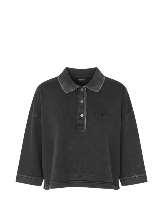 26SS 핑코 폴로 티셔츠 106903 A3BZI91 Grigio nero - PINKO