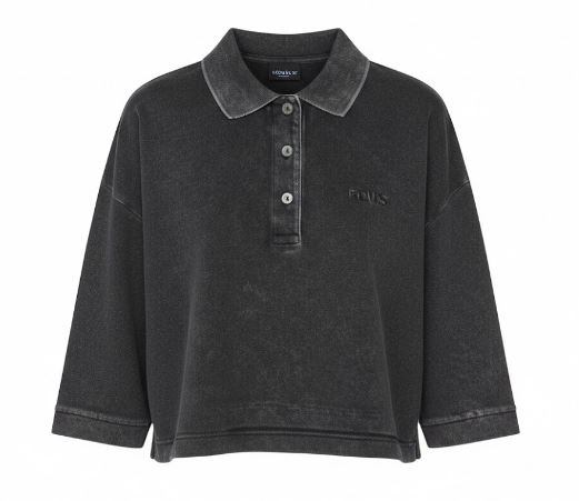 26SS 핑코 폴로 티셔츠 106903 A3BZI91 Grigio nero