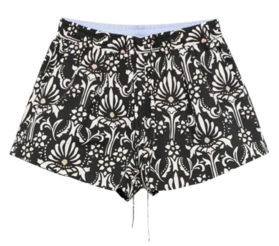 26SS 핑코 숏팬츠 106964 A3B1ZZ2 Nero bianco