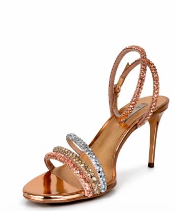 26SS 카사데이 샌들 1L445B0801 C29673306 Multicolor oro rosa - CASADEI