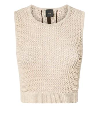 26SS 핑코 긴팔 티셔츠 106837 A3B4C44 Grigio ostrica