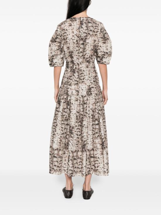 26SS 핑코 미디 원피스 106850 A3B1CZ9 Beige nero - PINKO