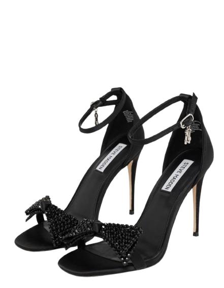 26SS 스티브매든 샌들 SMSNEWLYWED 486 BLK Black satin - STEVE MADDEN