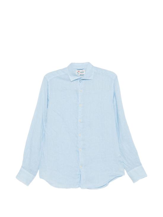 26SS 세인트바쓰 긴팔 셔츠 PAMPLONA 00555LLINEN31 Blue - MC2 SAINT BARTH
