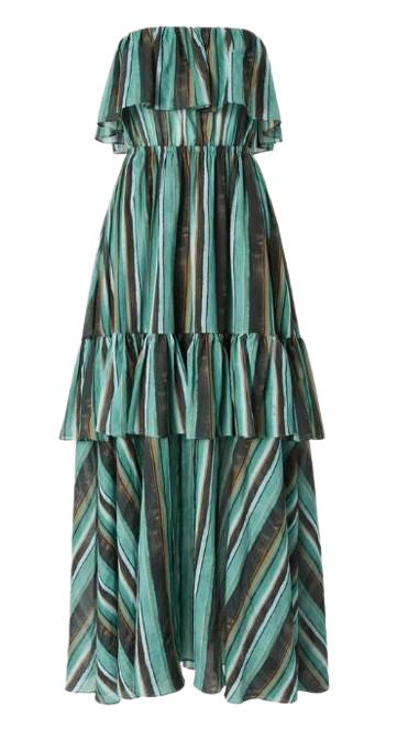 26SS 핑코 미디 원피스 106878 A3CHSD3 MultiColour