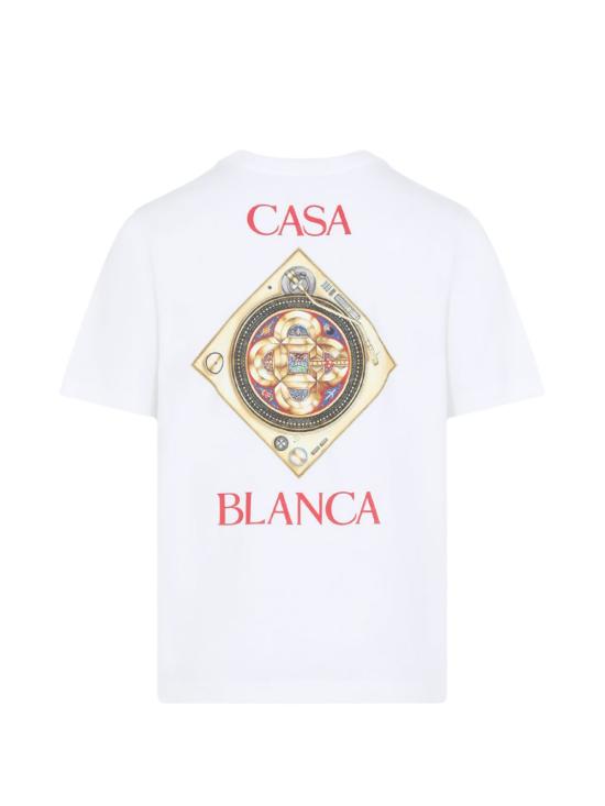 26SS 카사블랑카 반팔 티셔츠 JTS001 02 White - CASABLANCA