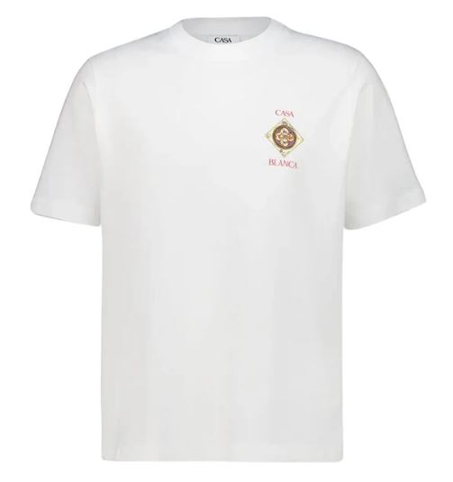 26SS 카사블랑카 반팔 티셔츠 JTS001 02 White