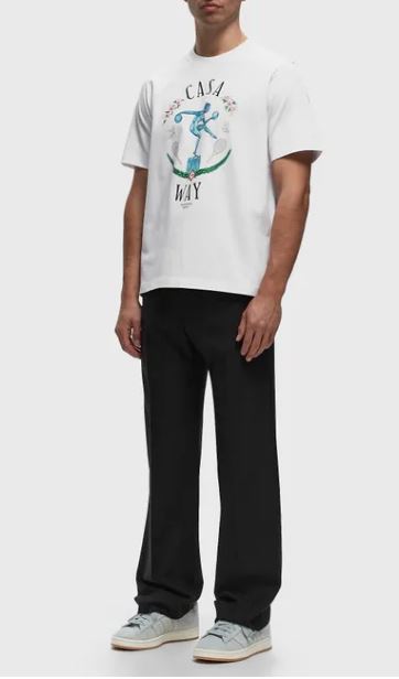 26SS 카사블랑카 반팔 티셔츠 JTS001 02 White - CASABLANCA