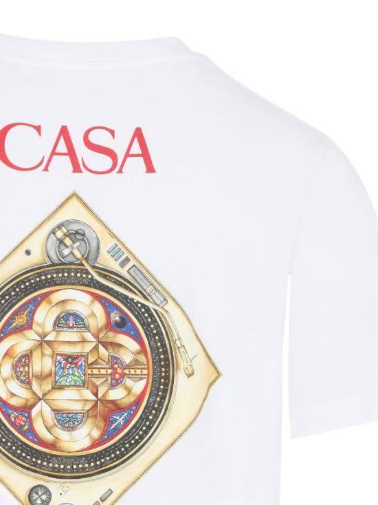 26SS 카사블랑카 반팔 티셔츠 JTS001 02 White - CASABLANCA