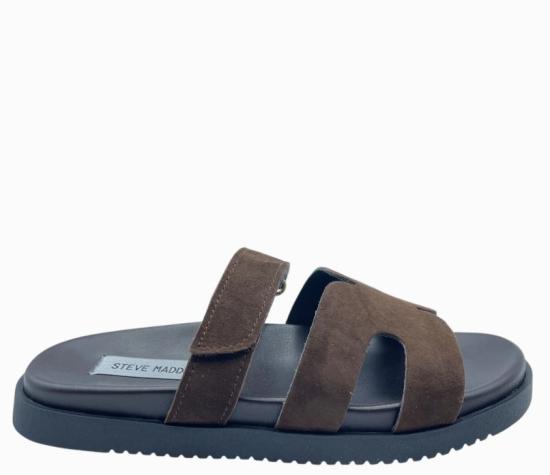 26SS 스티브매든 샌들 SMSMISSILE E DBRW Dark brown suede