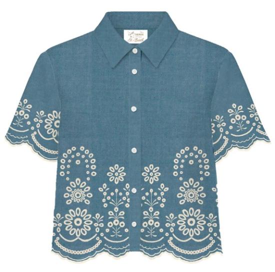 26SS 세인트바쓰 블라우스 CLEMENTINE 00473L10 EMB