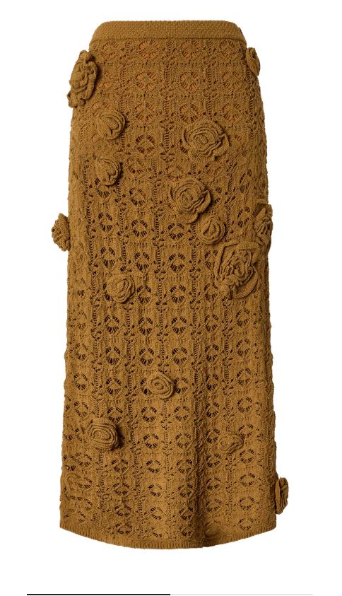 26SS 핑코 미디 스커트 106861 A3B8L25 Brown