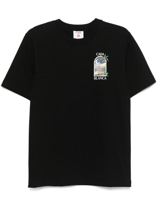 26SS 카사블랑카 반팔 티셔츠 JTS001 11 Black