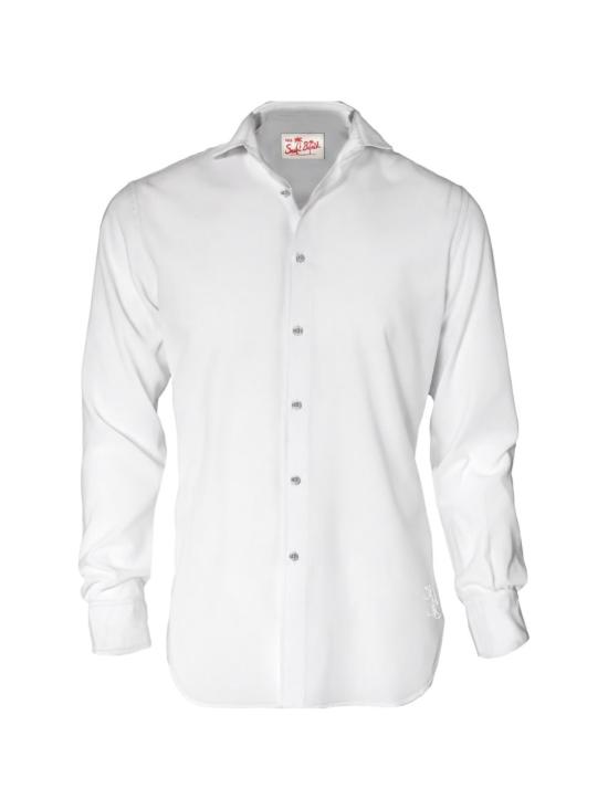 26SS 세인트바쓰 긴팔 셔츠 PAMPLONA 01457LLINEN01 White - MC2 SAINT BARTH
