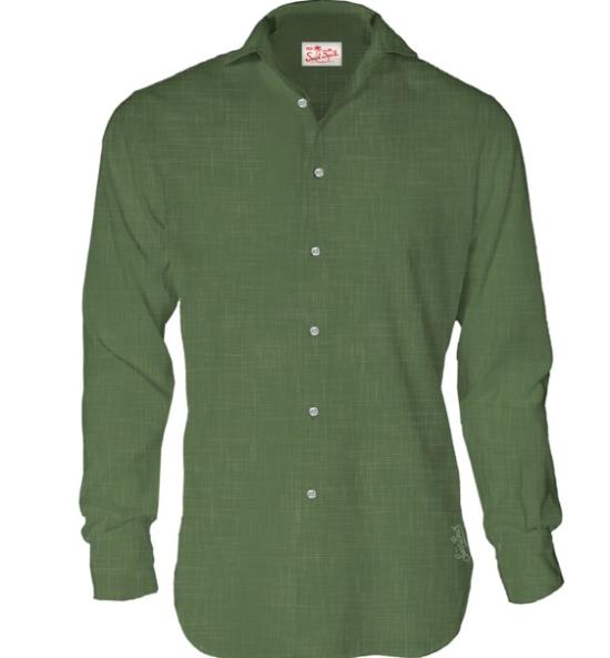 26SS 세인트바쓰 셔츠 PAMPLONA 00144LLINEN52 Green