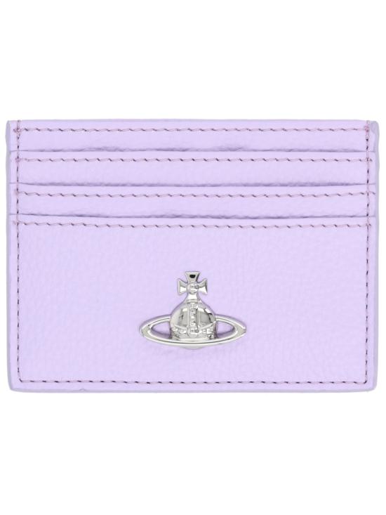26SS 비비안웨스트우드 메탈 ORB로고 카드 지갑 54030004W S000D J402 LILAC DOM