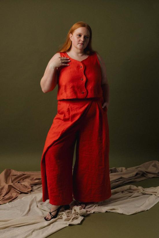  파뮤트 어패럴 블라우스 Pamut Apparel Usa 광택 세트 세트 - PAMUT APPAREL