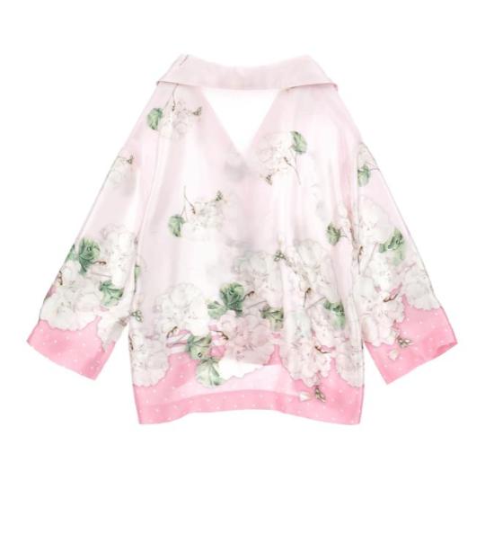 26SS [키즈] 모나리자 셔츠 71G302 7668 0091 Pink - MONNALISA