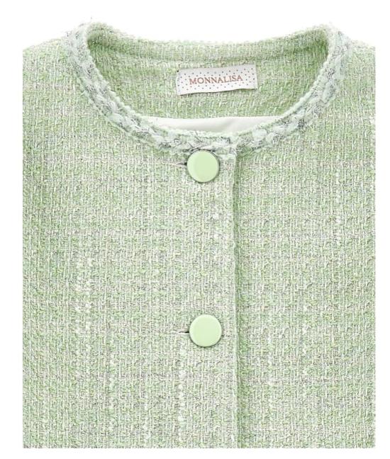 26SS [키즈] 모나리자 자켓 71G102 7312 2075 Green - MONNALISA